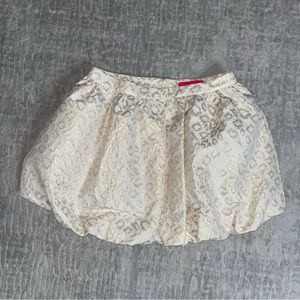 NWT Lilly Pulitzer Leah Gold Dazzle Leopard Animal Print Skirt new size 8